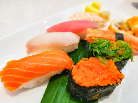 Sushi is the famous food of Japanese food cuisine
