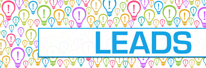 Leads Bulbs Colorful Texture Text Horizontal 