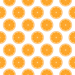 orange.Vector seamless pattern. Endless texture can be used for wallpaper,printing on fabric, paper, scrapbooking.