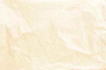 Crumpled old brown paper background texture