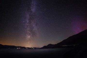 Fototapeta premium Norwegen Nationalpark Milchstraße
