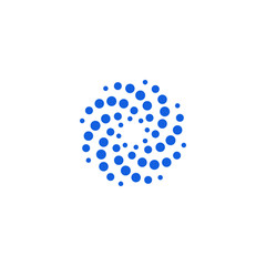 Abstract Halftone Dots Logo