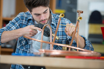 cooper pipe welding soldering