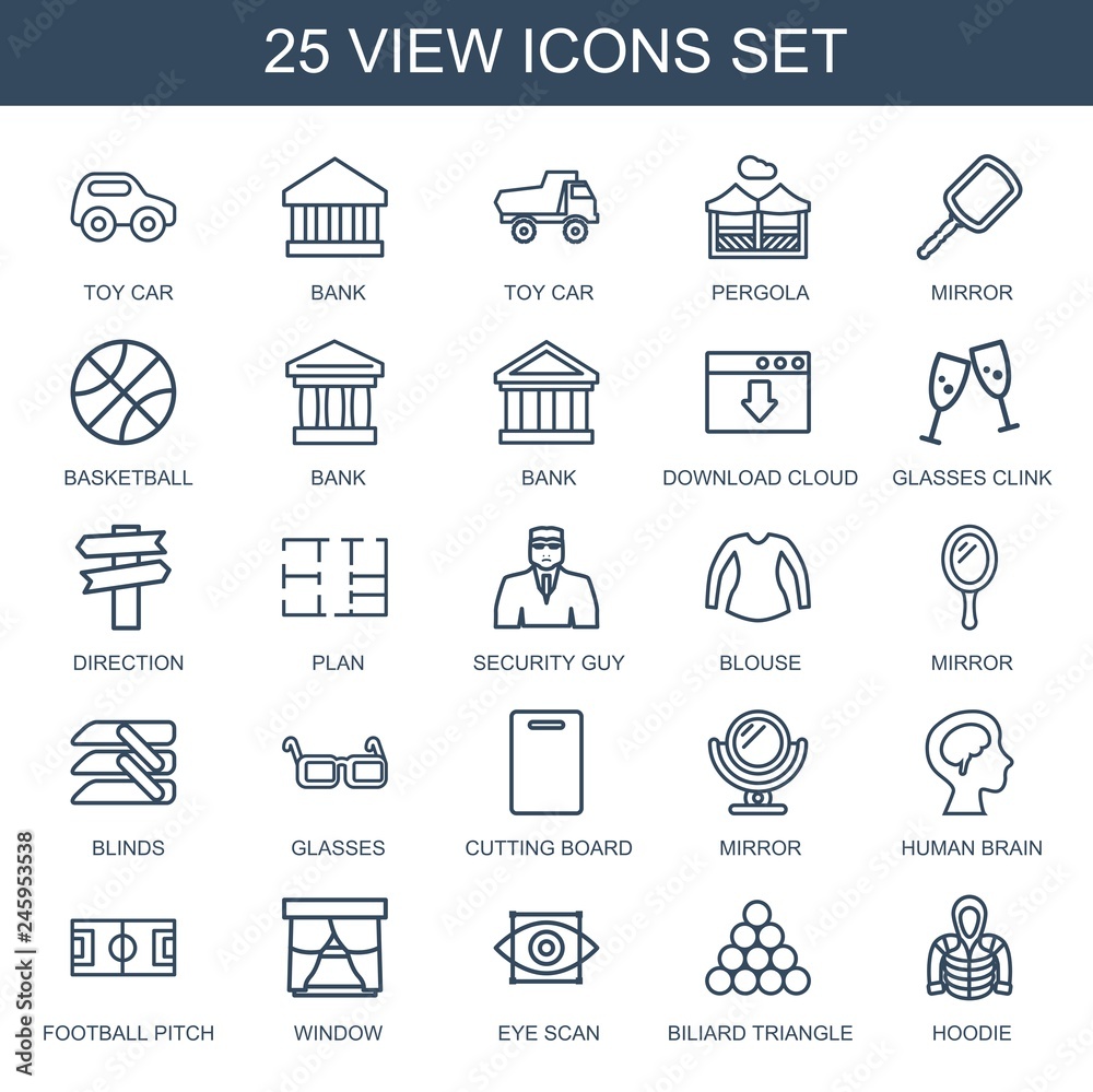 Sticker 25 view icons