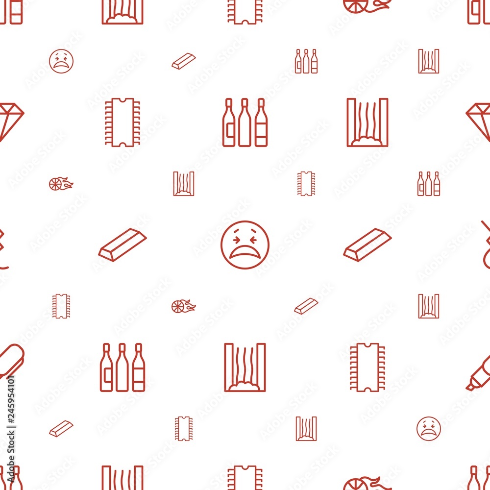 Poster vector icons pattern seamless white background