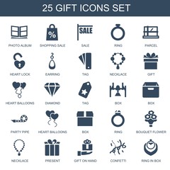 25 gift icons