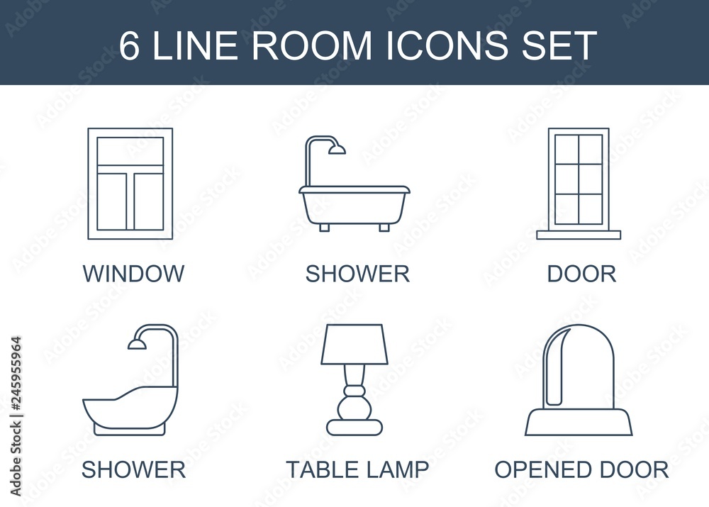 Sticker room icons