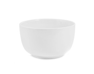 white bowl isolated on white background