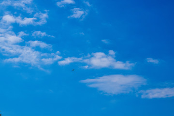 Fototapeta na wymiar white cloud on blue sky background Nature Landscape.in thailand summer.parks/outdoor.
