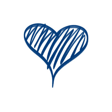 cuore disegnato san valentino festa