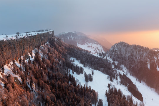 Winter auf Grenchenberge bei Grenchen - Solothurn