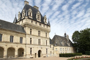 Fototapeta na wymiar Chateau de Valençay, france, Renaissance, Loire Valley, architecture, building, palace, landmark, old, museum, history, historic, tower, Talleyrand