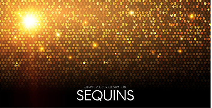 Shining Sequins Abstract Background. Glittering Texture. Glamour Design.