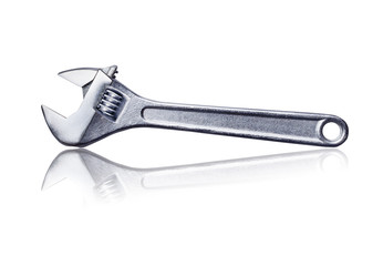 wrench isolated on white