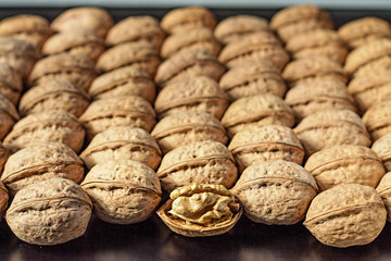 walnut, food, nut, brown, healthy, shell, snack, macro,