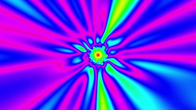 Fast Psychedelic Colorful Warp Effect Abstract VJ Motion Background 1