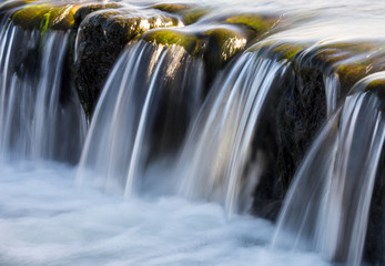 Obraz premium Waterfall background in Adaufe, Braga, Portugal.