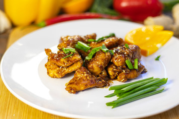 Chicken in Teriyaki Sauce with Orange! Tasty, easy, fast!