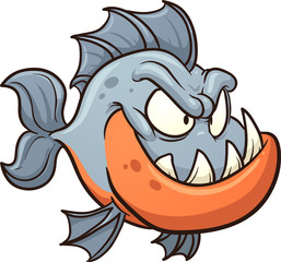 cartoon_piranha