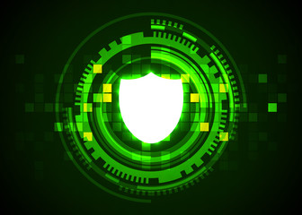 Abstract technology background, Internet technology cyber security concept