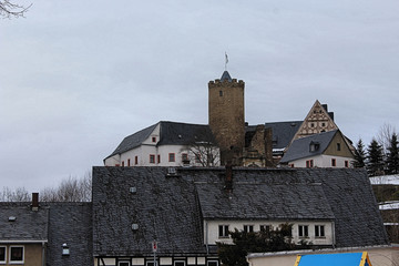 Herbst Burg Scharfenstein
