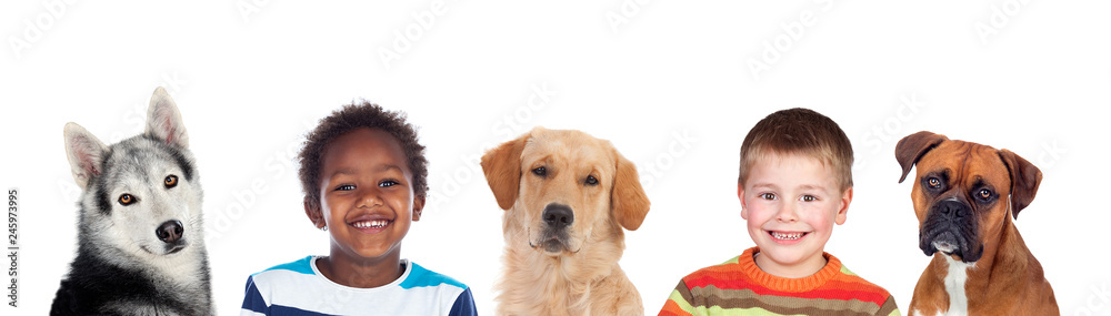 Poster Children and dogs, a good combination