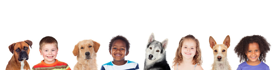 Children and dogs, a good combination