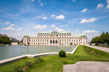 Fototapeta premium Belvedere, Vienna, Austria