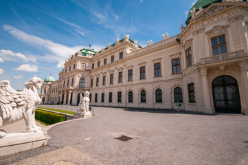 Fototapeta na wymiar Belvedere, Vienna, Austria