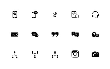 Social network single icon.