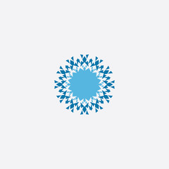 snowflake vector element symbol icon