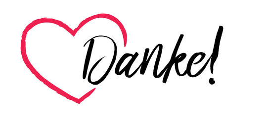 Herz Danke Karte