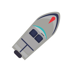 Fototapeta premium Speed boat symbol