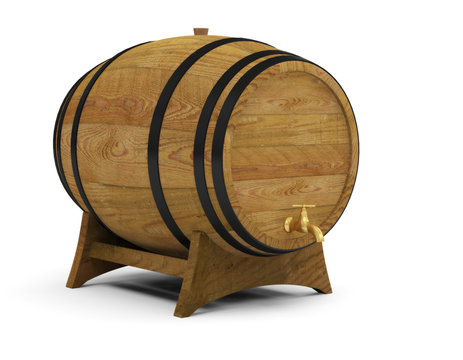 wooden wine barrels alcohol beer barrel