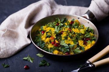 warm salad from cauliflower