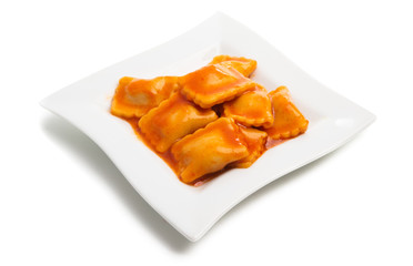 ravioli in tomato sauce