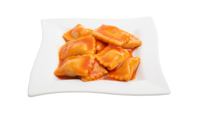 ravioli in tomato sauce