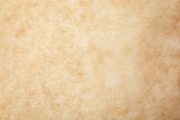 Brown paper bag texture as background, top view