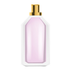 Cosmetic perfume bottle icon. Realistic illustration of cosmetic perfume bottle vector icon for web design isolated on white background