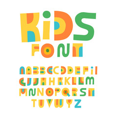 Cute hand drawn alphabet made in vector. Doodle letters for your design. Isolated different characters. Handdrawn display font for DIY projects and kids design.