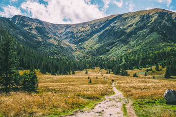 Hala Kondratowa mountain valley in the Tatra mountains in Poland  © ppolecho