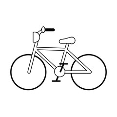 Obraz premium vintage bicycle symbol black and white