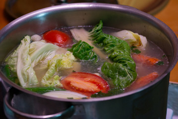 homemade vegetable broth