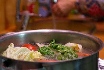 homemade vegetable broth