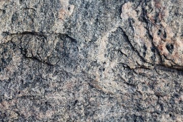 A close view of the texture of the stone. 