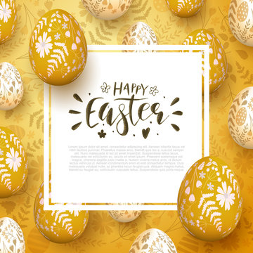 Romantic Easter background