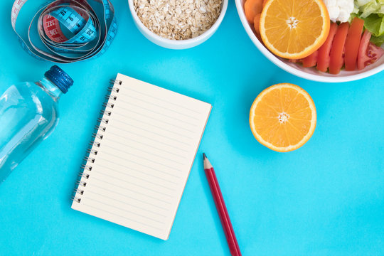 Healthy food and planing for diet 