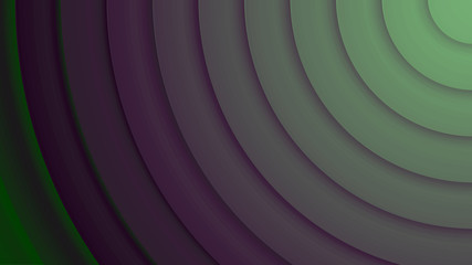 Background with circles in a paper style. With a variety of colors.