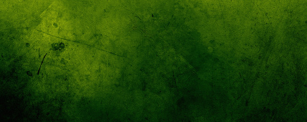 Green concrete grunge wall