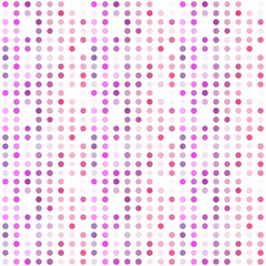 Seamless abstract pattern background with a variety of colored circles.